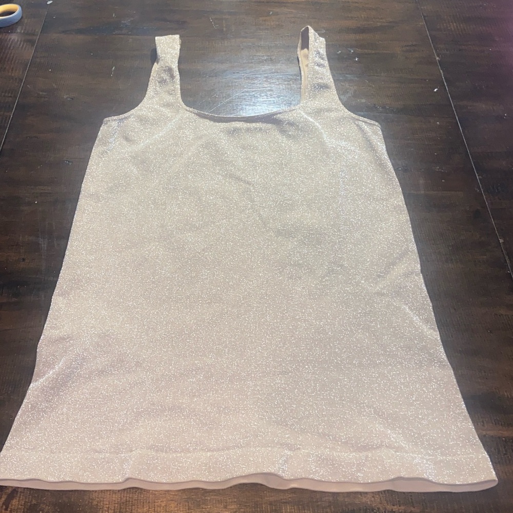 Last Tango shimmering gold tank M/L